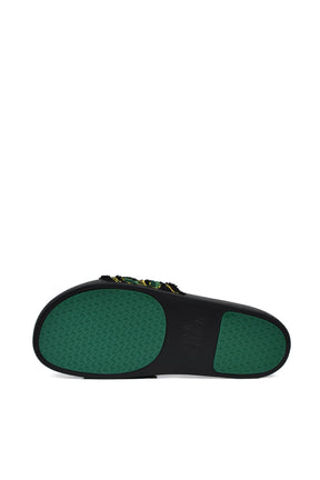 MENS EMBROIDERED TERRY SLIDER / EMBROIDERED TERRY