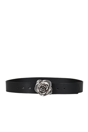 ERNEST W. BAKER アーネストベイカー FW25 ROSE BELT / BLK - NUBIAN