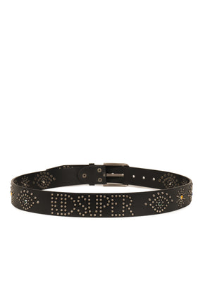 KIDSUPER STUDDED BELT / BLK