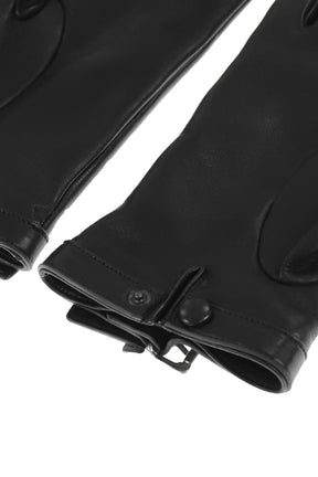 ARLY GLOVES WITH BUCKLE / BLK
