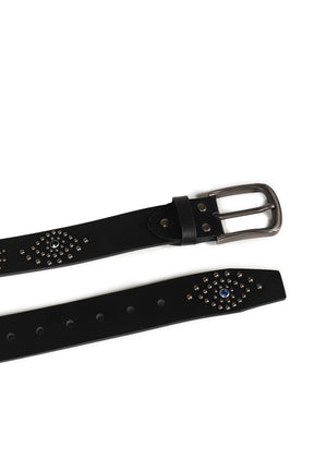 KIDSUPER STUDDED BELT / BLK