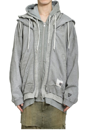 TRIPLE LAYERED PARKA / GRY