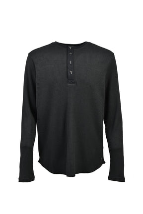 LAST NEST ラストネスト SS26 THERMAL L/S SHIRTS / BLK - NUBIAN ヌビアン