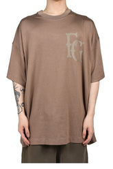 COTTON RAYON "43" SS TEE / DUNE PEARL