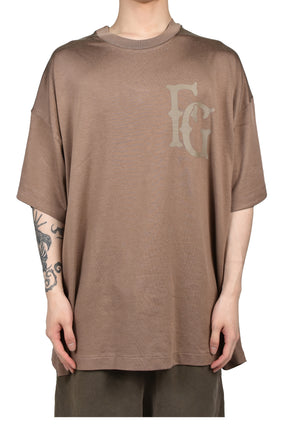 COTTON RAYON "43" SS TEE / DUNE PEARL