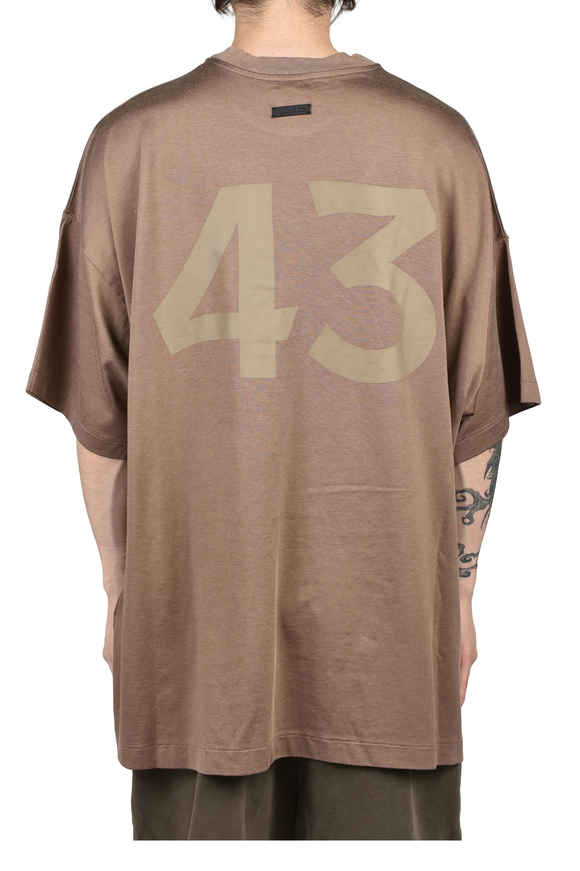 COTTON RAYON "43" SS TEE / DUNE PEARL
