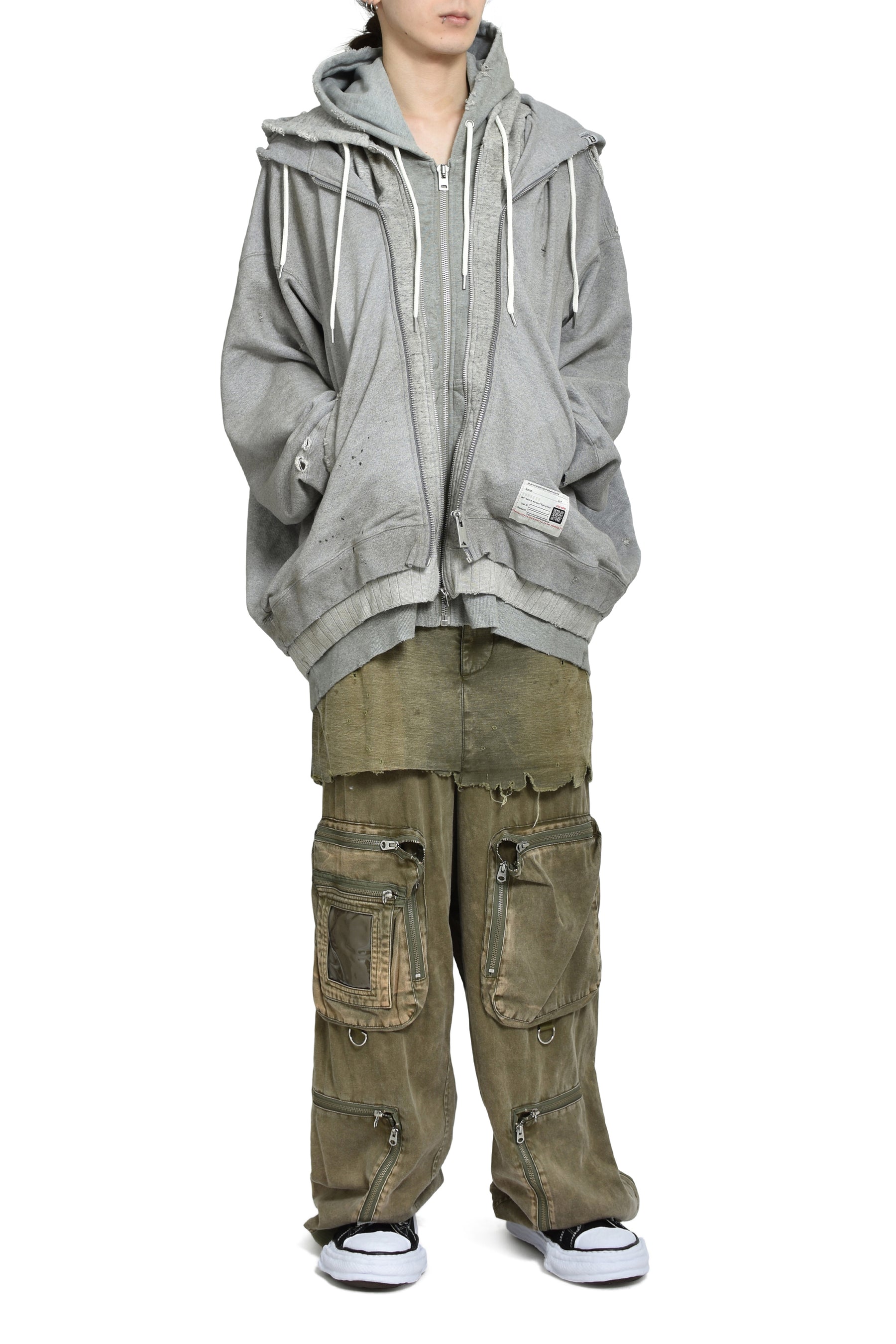 TRIPLE LAYERED PARKA / GRY