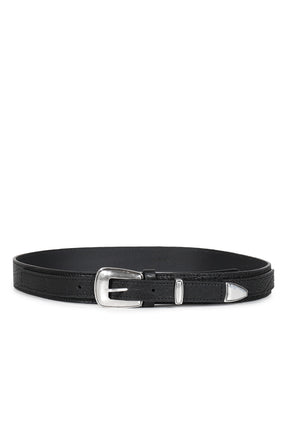 MINIMAL WESTERN BELT / BLK