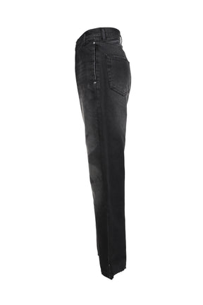 ASKYURSELF アスクユアセルフ SS26 CROSS PATCH BAGGY JEANS / VINTAGE