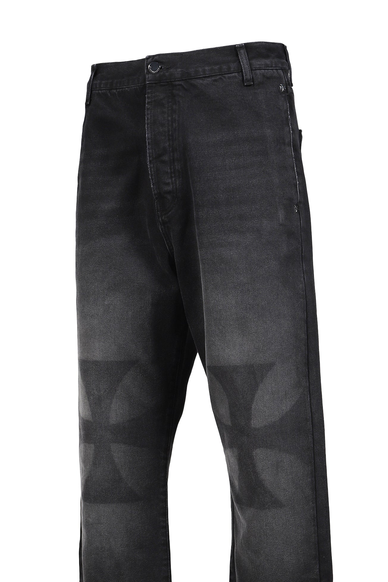 CROSS PATCH BAGGY JEANS / VINTAGE BLK