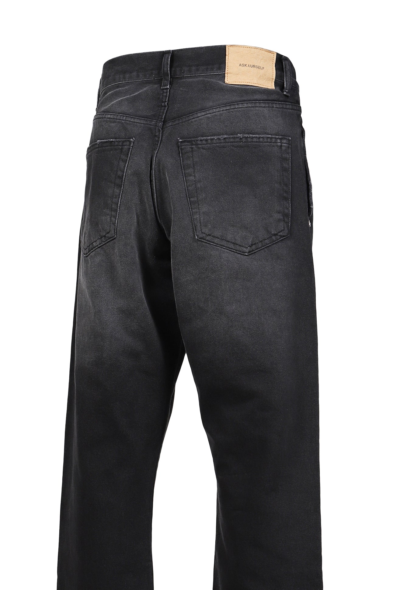 CROSS PATCH BAGGY JEANS / VINTAGE BLK