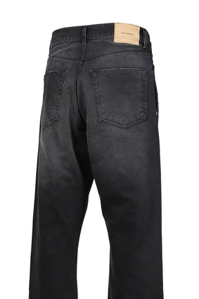 CROSS PATCH BAGGY JEANS / VINTAGE BLK