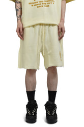 RACE HERRINGBONE SHORT / WHT 