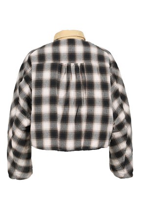 IN TIMES LIKE THESE ABRAXAS SHIRT / BLK PLAID 