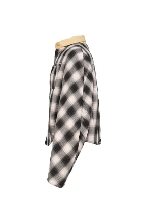 IN TIMES LIKE THESE ABRAXAS SHIRT / BLK PLAID 
