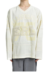 ERL イーアールエル FW25 CALIFORNIA HOCKEY JERSEY KNIT / WHT