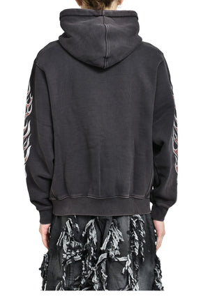 DRAGON CHOPPER HOODIE / BLACK 