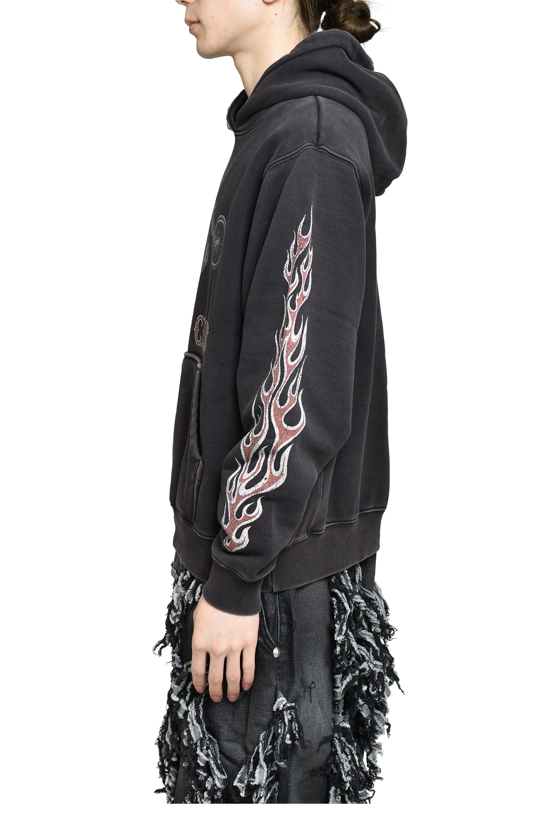 DRAGON CHOPPER HOODIE / BLACK 