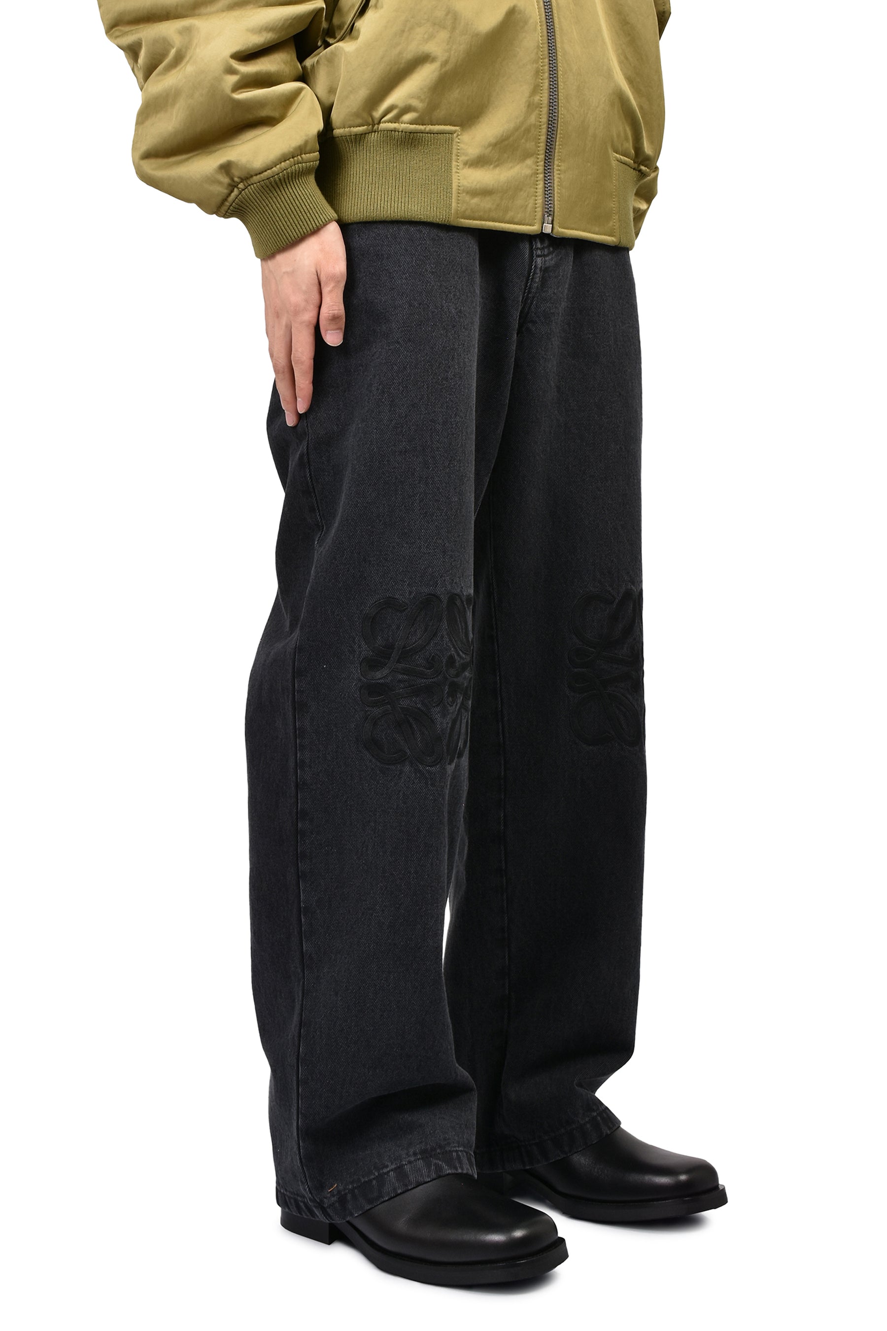 LOEWE ロエベ FW26 ANAGRAM BAGGY JEANS AF / BLK - NUBIAN ヌビアン