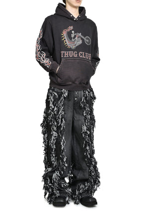 DRAGON CHOPPER HOODIE / BLACK 