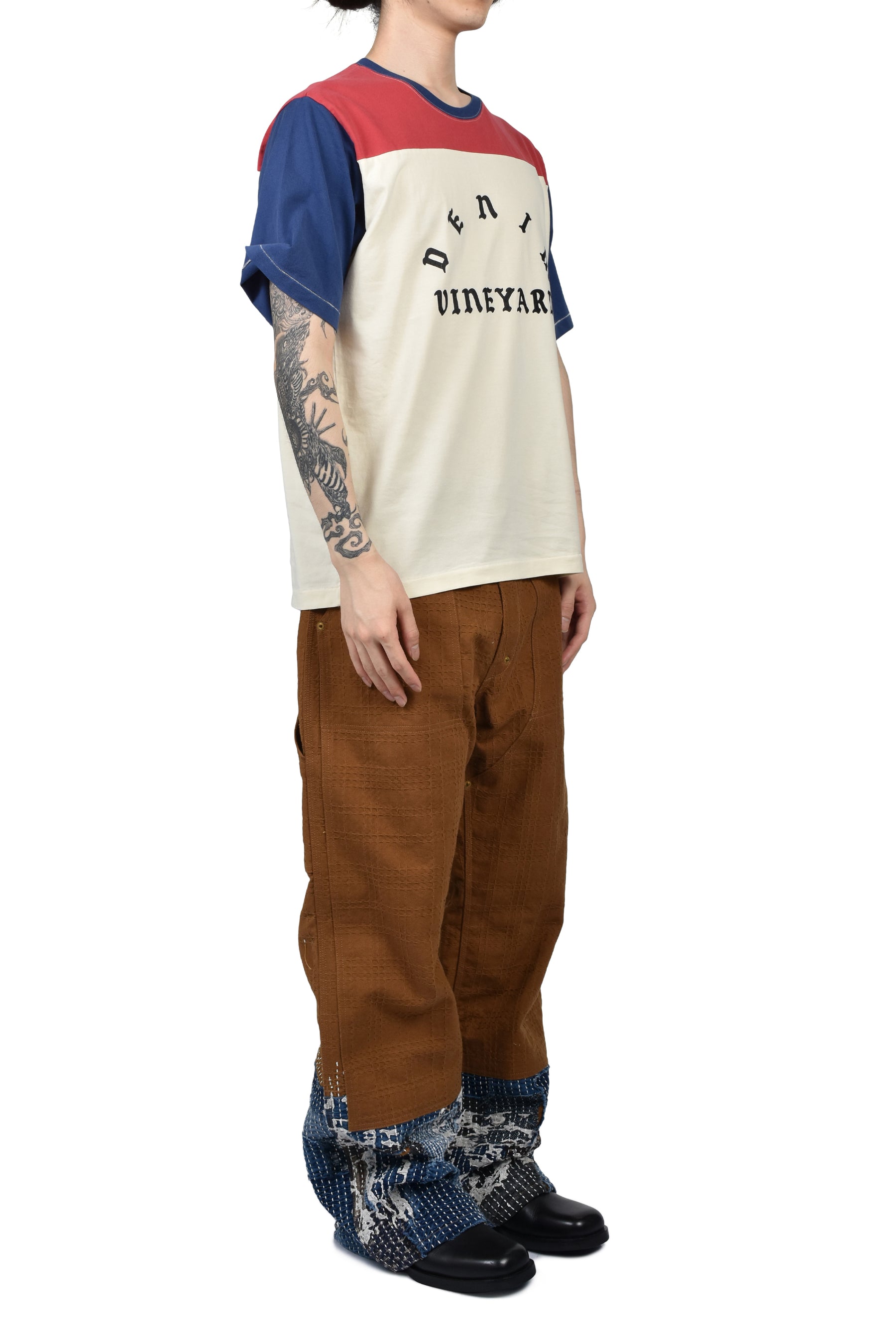 DEAR BORO DENIM VINEYARD TEE / MULTI