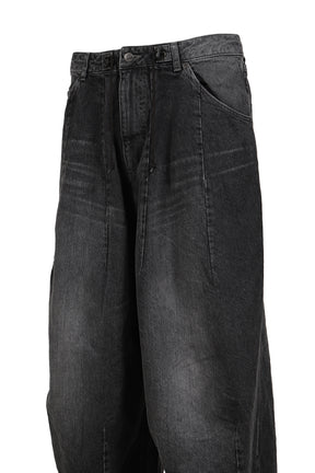 H.D. JEAN - 12OZ DENIM  / BLK