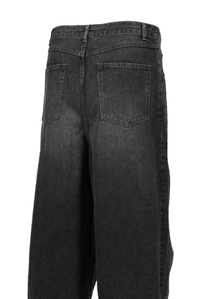 H.D. JEAN - 12OZ DENIM  / BLK