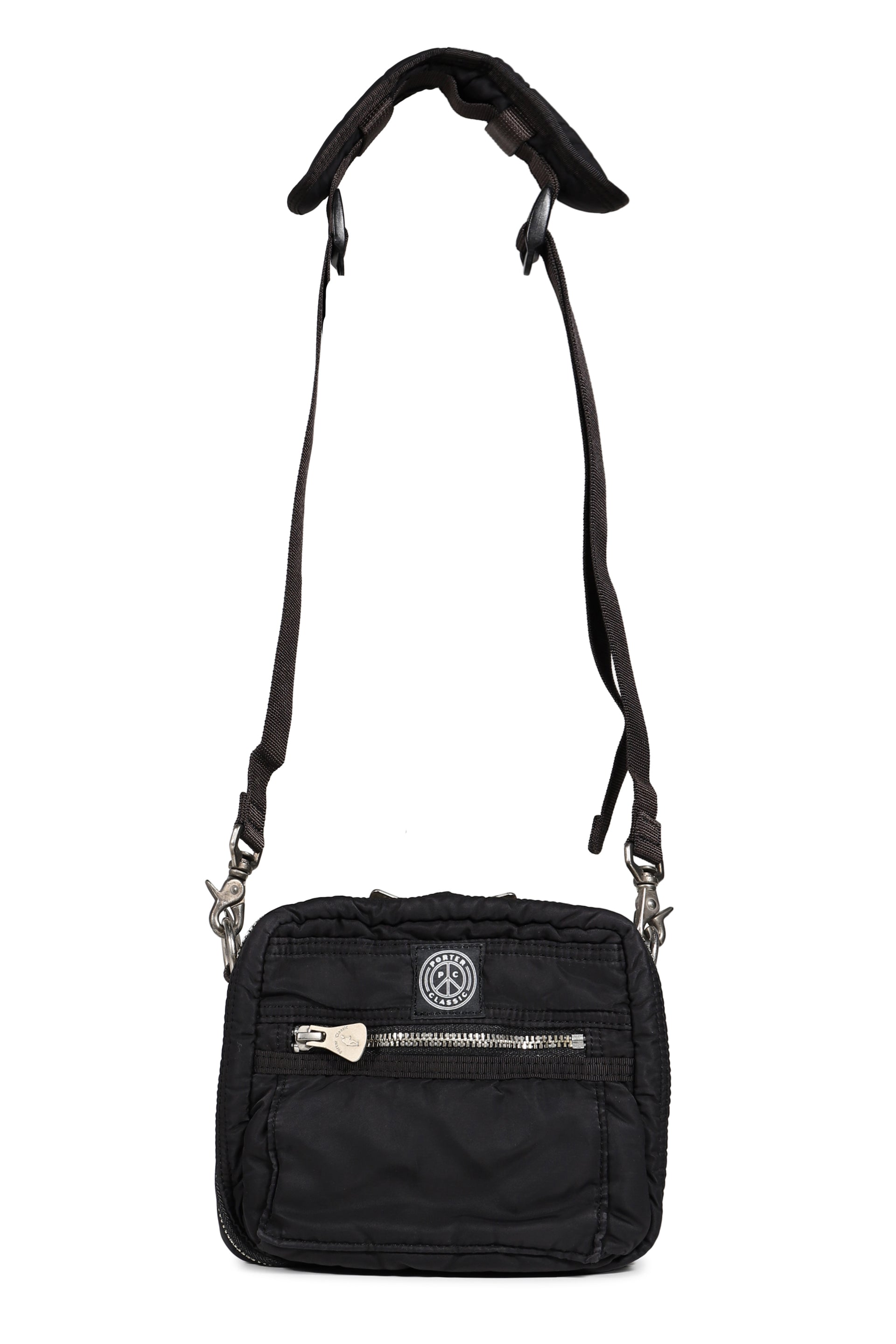 SUPER NYLON SIMPLE SHOULDER BAG MINI / BLK