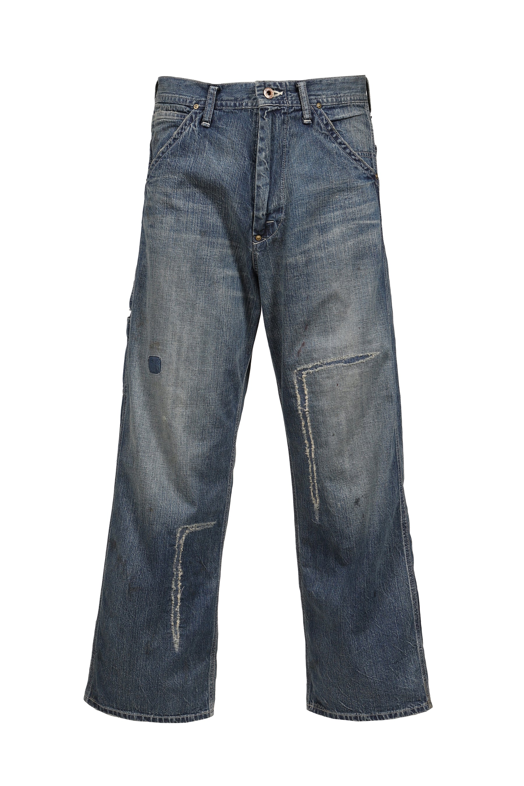 HERITAGE DENIM PAINTER PANTS AGED / IND