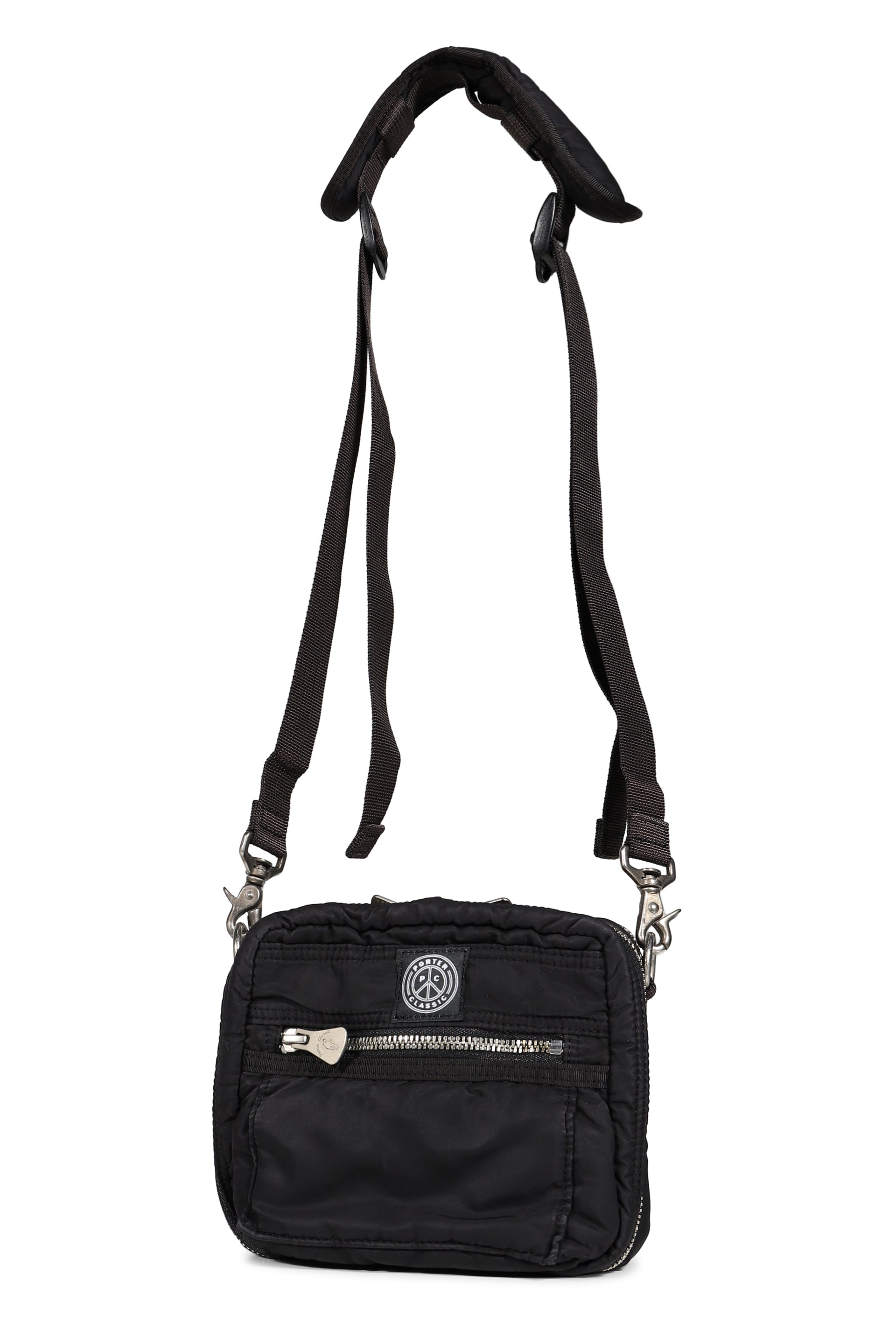 SUPER NYLON SIMPLE SHOULDER BAG MINI / BLK