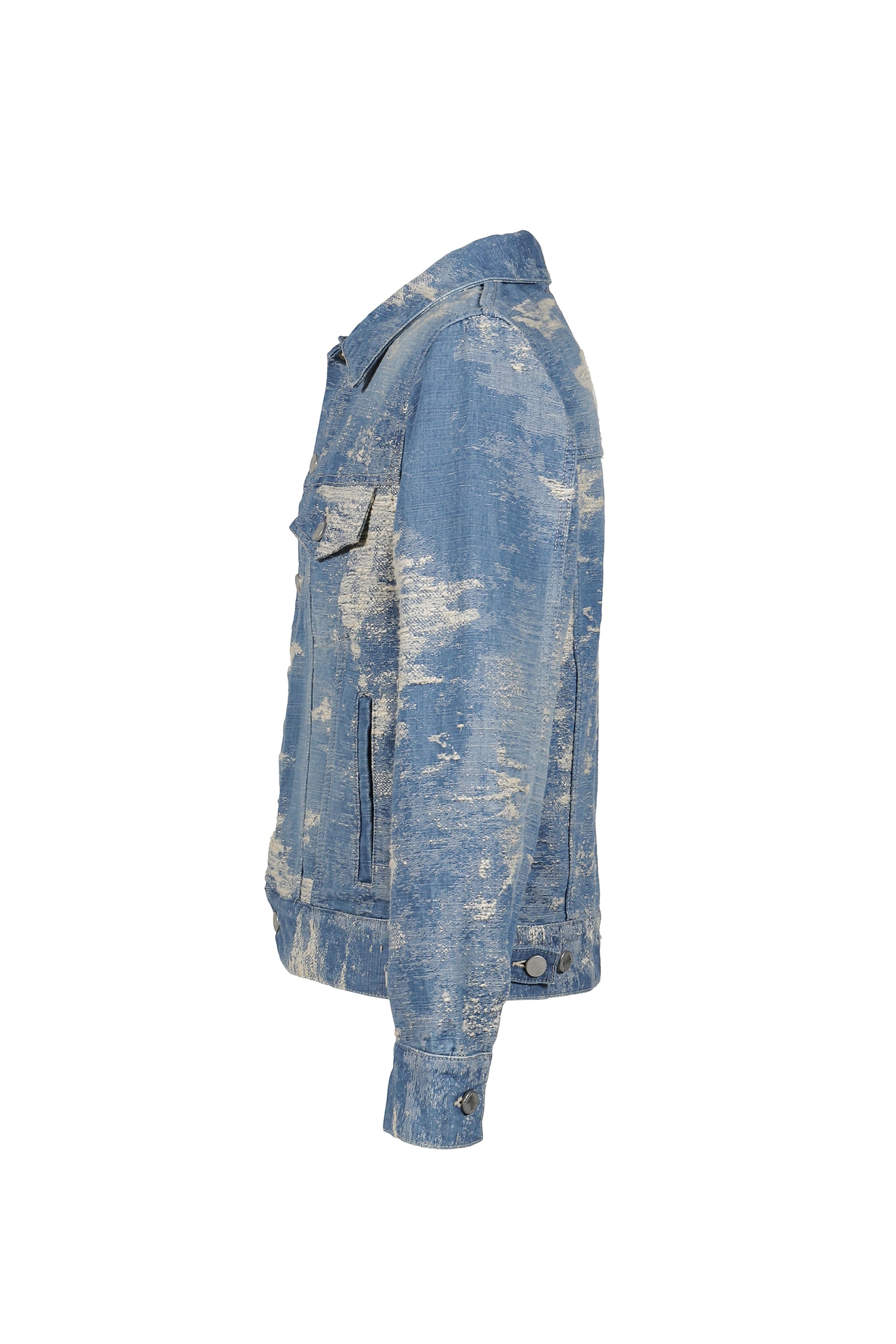 3RD TYPE DENIM JACKET / INDIGO BLEACH