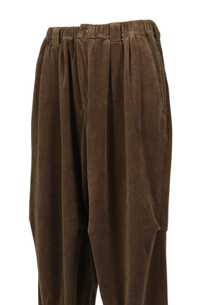 TBPR / VELOUR BALLOON PANTS / OLV