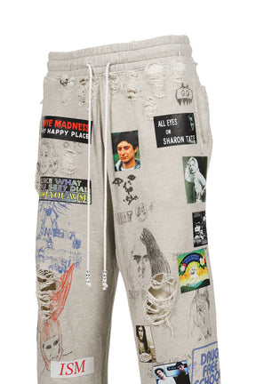 MOVIE MADNESS SWEATPANT / HTR GRY