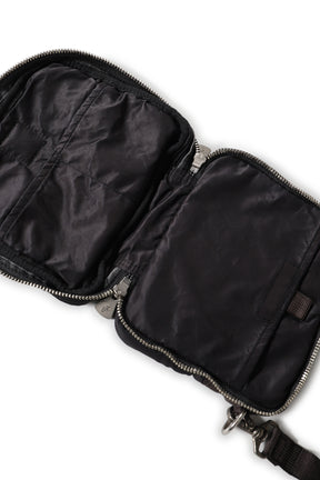 SUPER NYLON SIMPLE SHOULDER BAG MINI / BLK