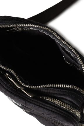 SUPER NYLON SIMPLE SHOULDER BAG MINI / BLK