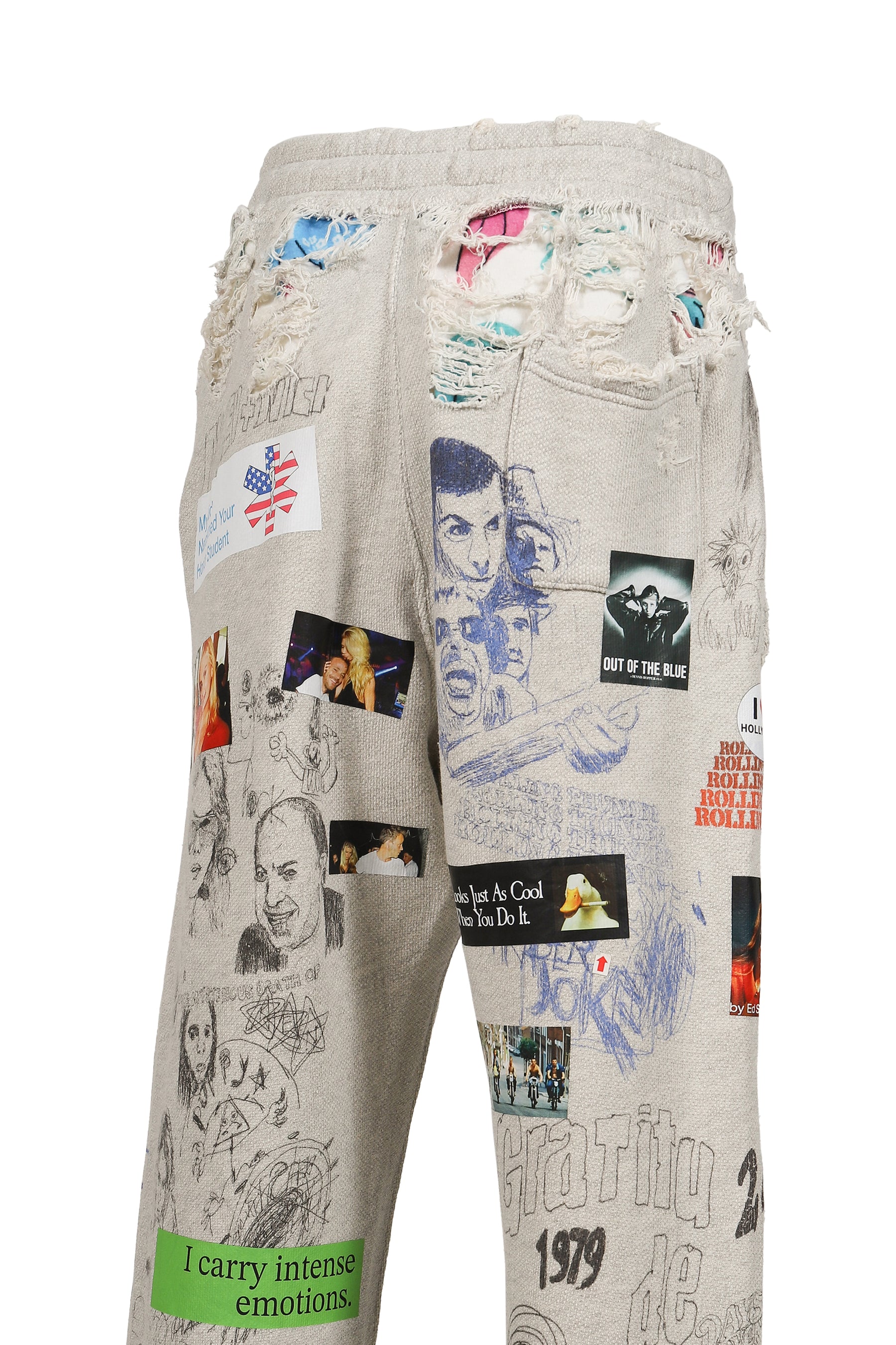 MOVIE MADNESS SWEATPANT / HTR GRY