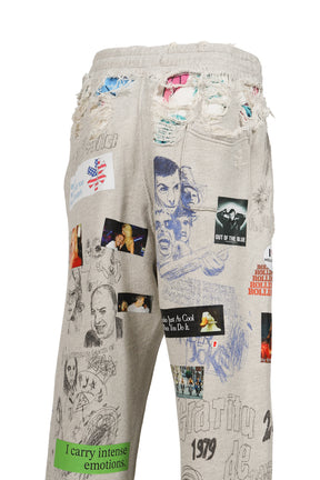 MOVIE MADNESS SWEATPANT / HTR GRY