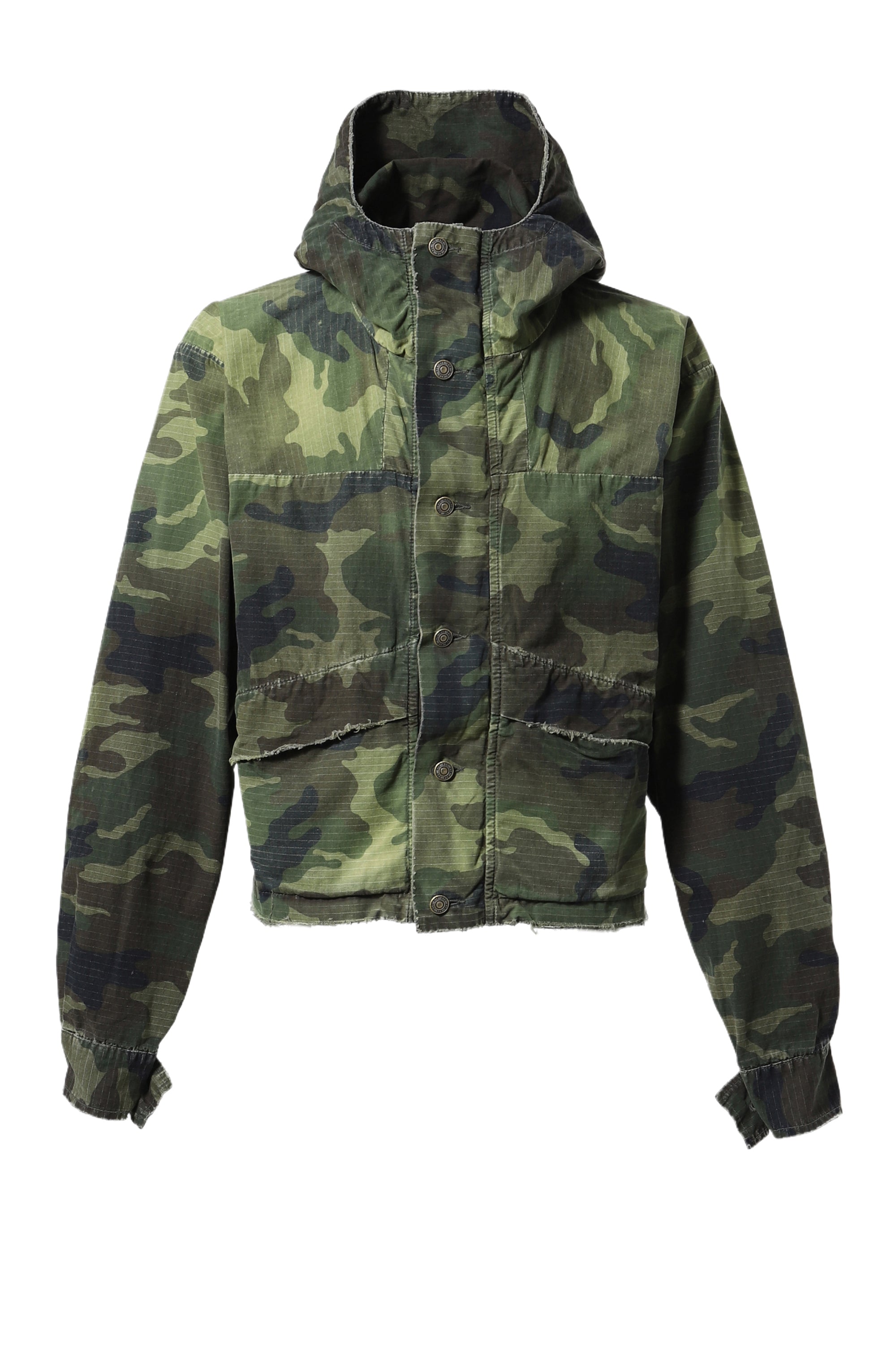 424 フォートゥーフォー SS24 JACKET H CAMO / WASHED CAMOUFLAGE - NUBIAN