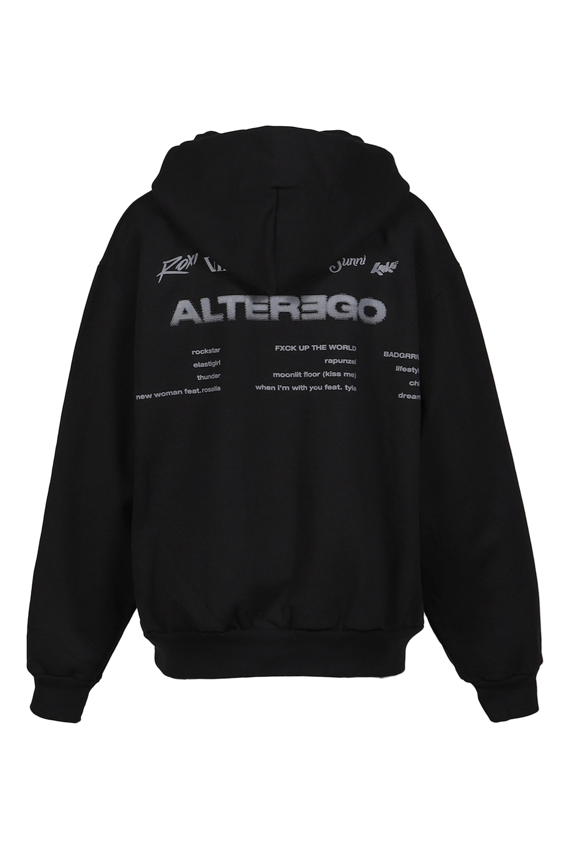 ALBUM ZIPUP HOODIE / BLK