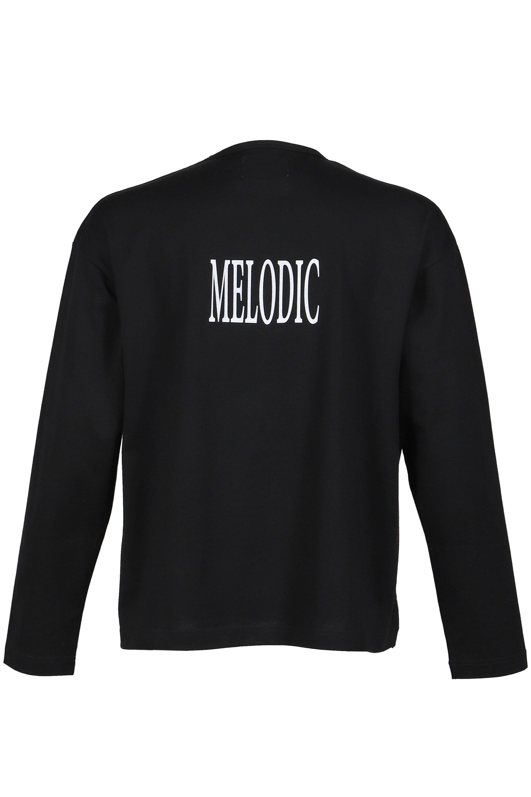 16 HENLEY LONG SLEEVE / BLK