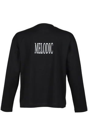 16 HENLEY LONG SLEEVE / BLK