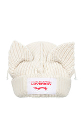 CHUNKY EARS BEANIE / ECRU 