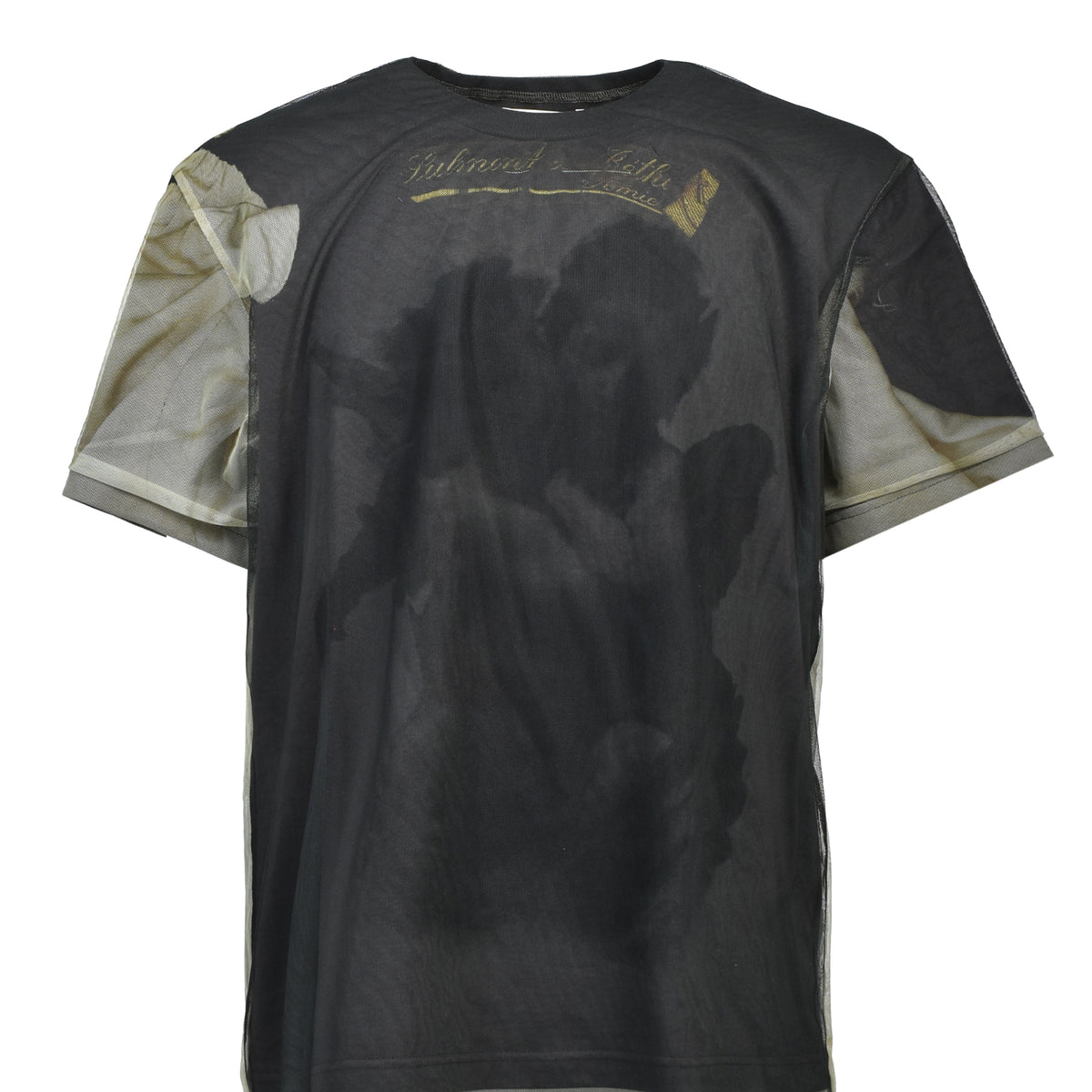 MASU エムエーエスユー SS26 BLURRED ANGEL T-SHIRT / BLK - NUBIAN