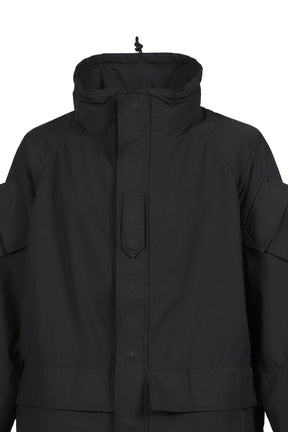 WEATHER MILITARY JACKET / LINER NYLON ZU CONNECTION / BLK