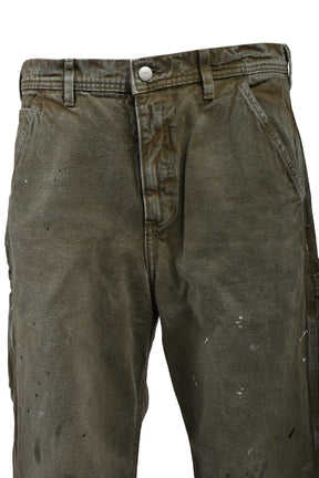 PAINT PANTS / WASHED GRN