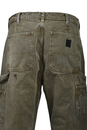 PAINT PANTS / WASHED GRN