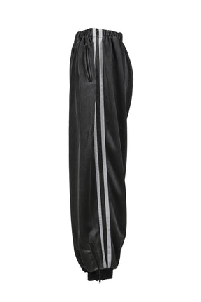 FADED BLACK TRACK PANTS / GRY