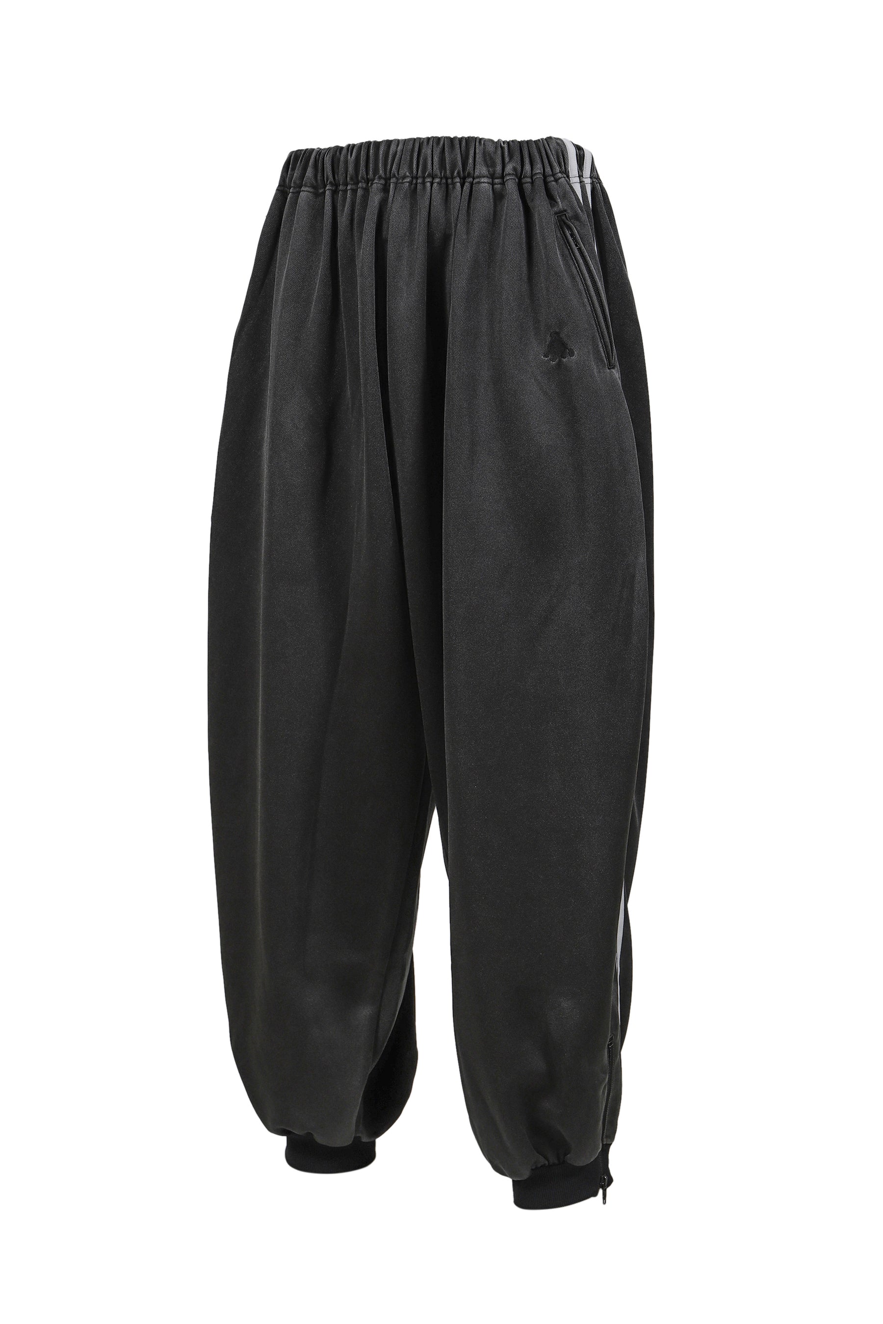 FADED BLACK TRACK PANTS / GRY