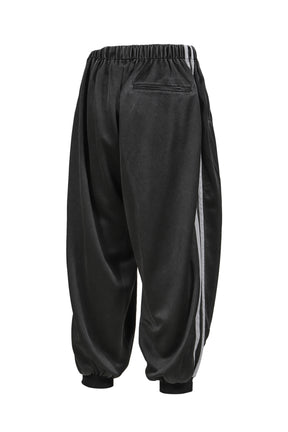 FADED BLACK TRACK PANTS / GRY