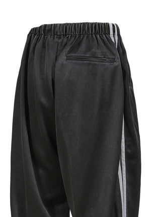 FADED BLACK TRACK PANTS / GRY